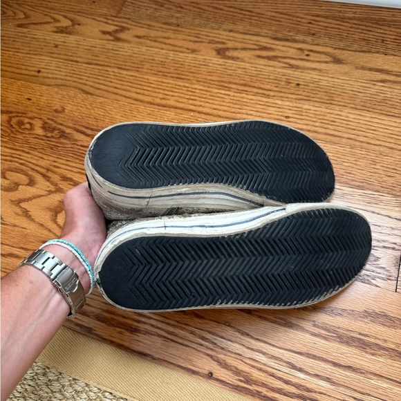 Golden Goose Slide sneakers in crackled suede with leopard print star EU43 - Picture 3 of 6